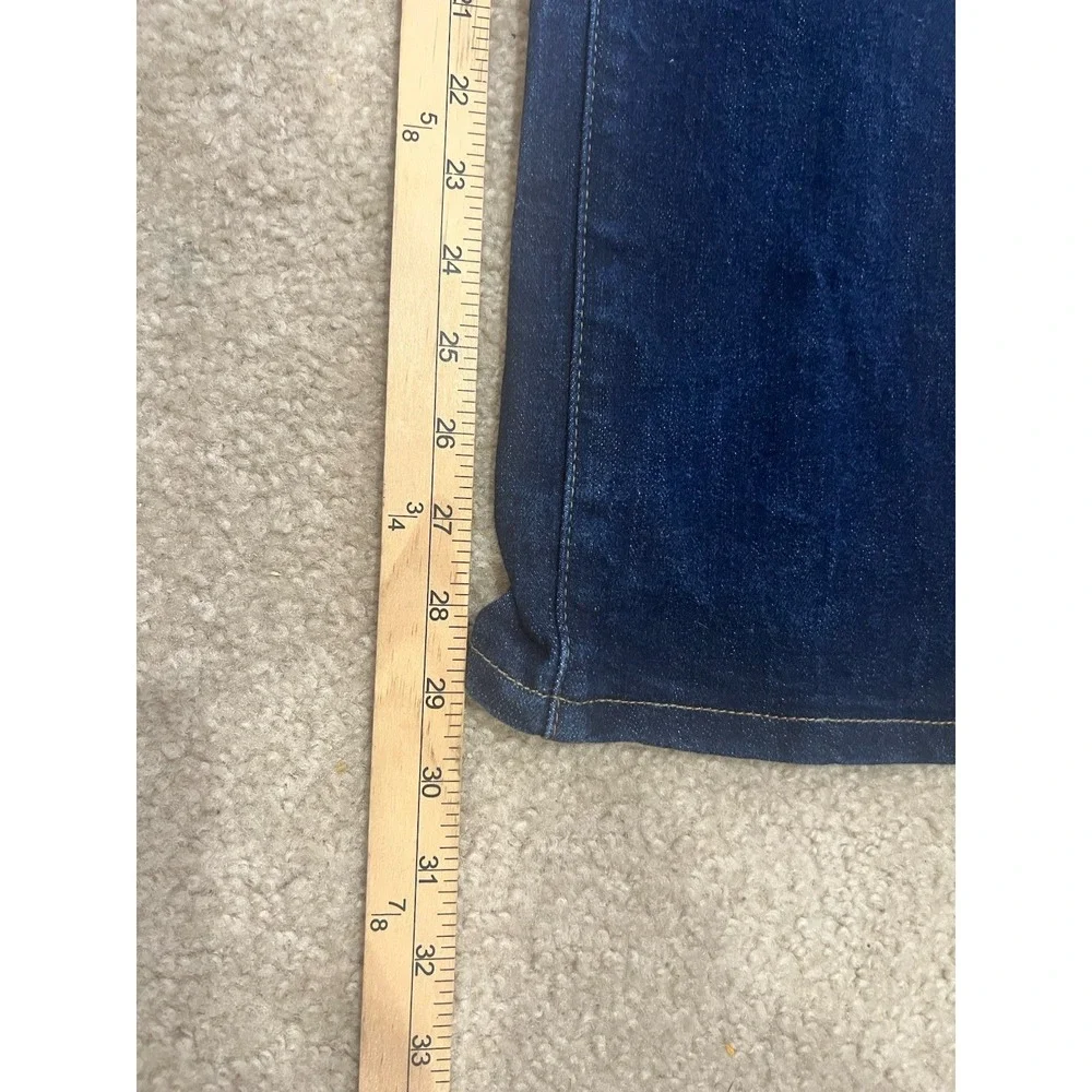 Blake Shelton Lands End Denim Jeans 46X29 Dark Wash Western Stretch‎ Straight